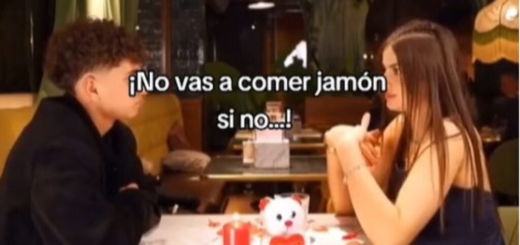 "Si estás conmigo no comes jamón"