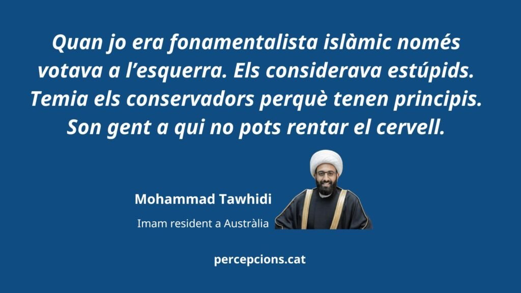 Cuando yo era fundamentalista islámico, sólo votaba a la izquierda.