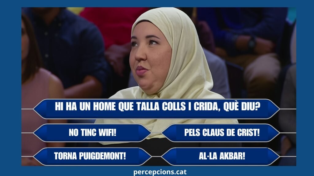 Hi ha un home que talla colls, què crida?