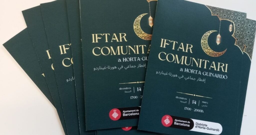 El Ayuntamiento de Barcelona organiza "iftars" comunitarios para rezar y comer
