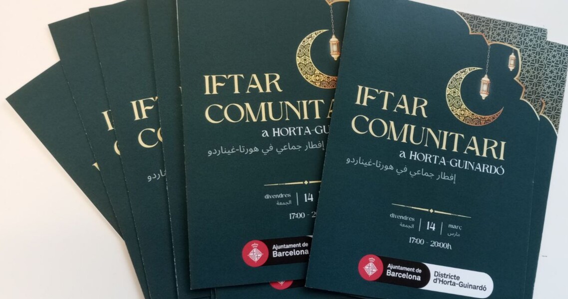 L'Ajuntament de Barcelona organitza "iftars" comunitaris per resar i menjar