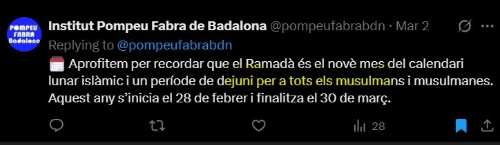 Los institutos públicos presionan a los adolescentes para hacer el Ramadán