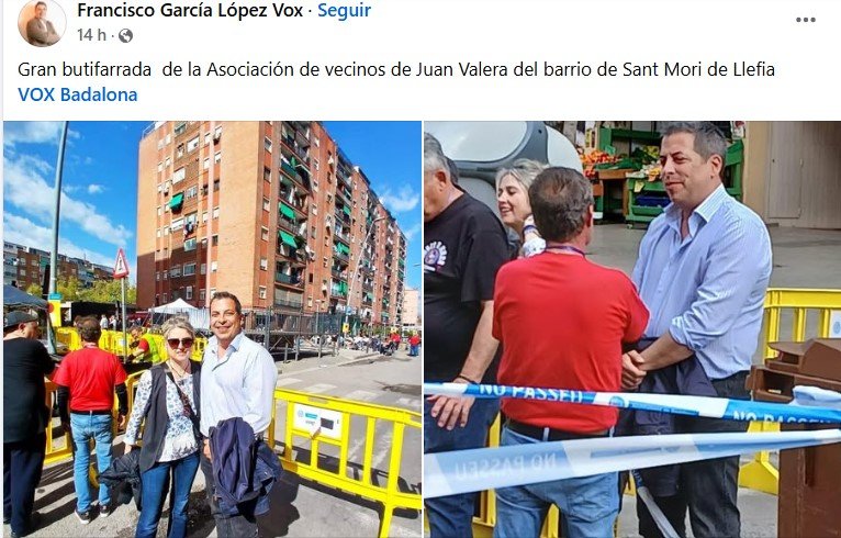 butifarrada halal badalona Butifarrada halal a Badalona amb VOX