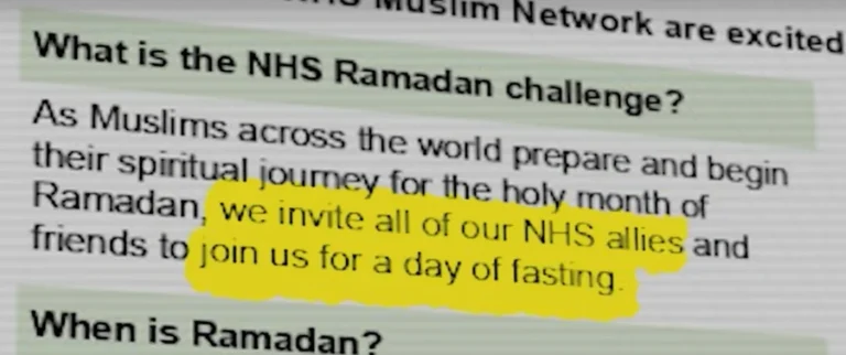La sanitat britànica va convidar el personal a dejunar pel Ramadà en suport als musulmans
