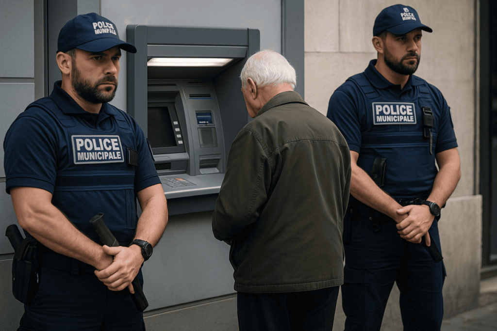 Una petita ciutat de França ofereix escorta policial als jubilats per anar al caixer