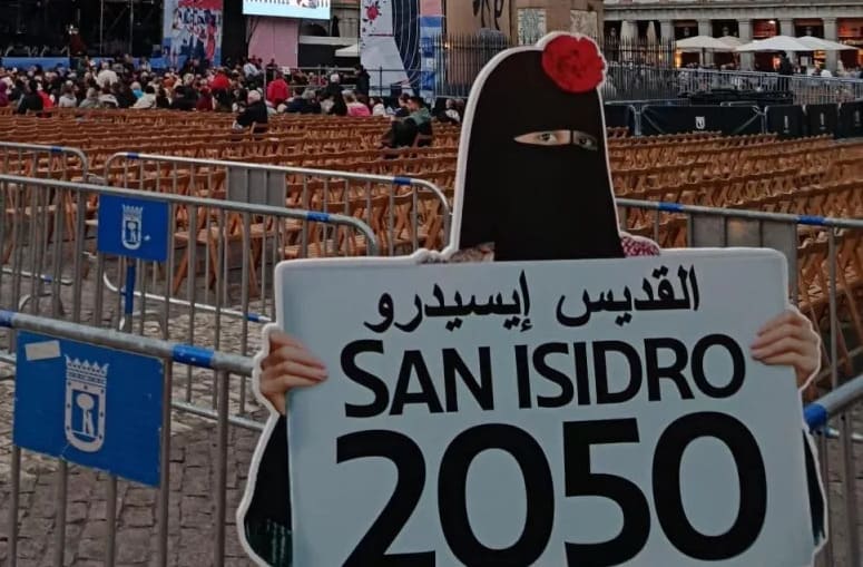Campanya amb niqab per alertar de la islamització de Madrid