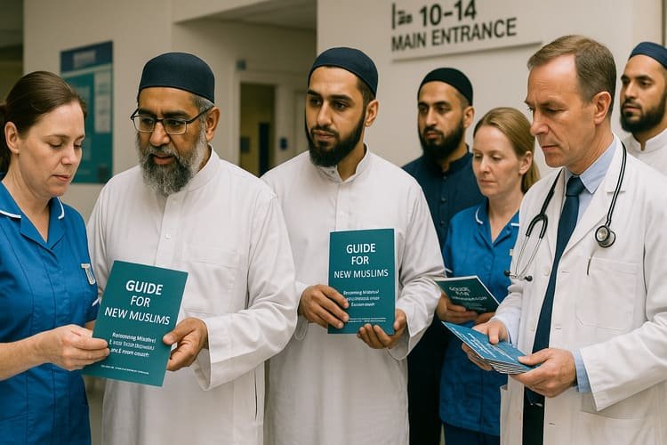 El personal sanitario británico recibe una guía para convertirse al islam