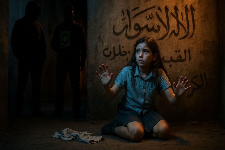 Musulmans violen una nena francesa de 12 anys i la fan convertir a l'islam 3 Radicals islàmics segresten una nena a Courbevoie (Île‑de‑France). La insulten, golpegen, despullen, humilien, violen i li ordenen convertir-se a l'islam per ser alliberada. Musulmans violen una nena francesa de 12 anys i la fan convertir a l'islam