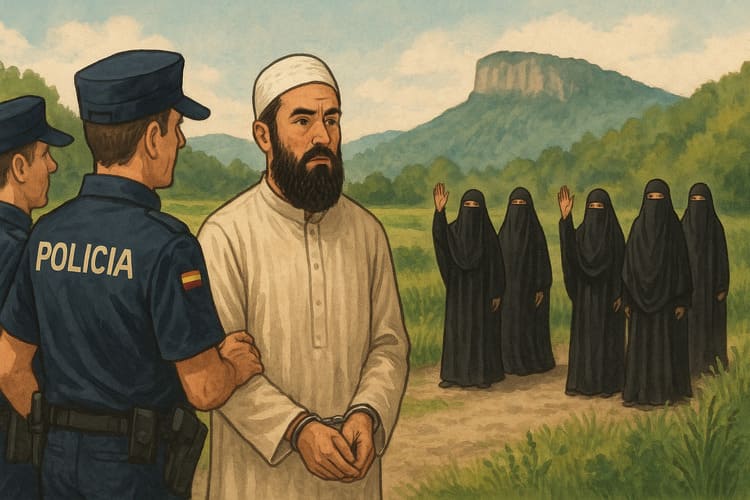 França prohibeix el llibre "Jo, la jove musulmana" per promoure la submissió de la dona i odi Occident 1 El llibre és una guia religiosa per a adolescents amb dibuixos de noies sense rostre ni expressió per reforçar l’anul·lació de la identitat individual. Enviat al Marroc un salafista d'Olot que defensava la xaria, el niqab i rebutjava la legalitat dels infidels