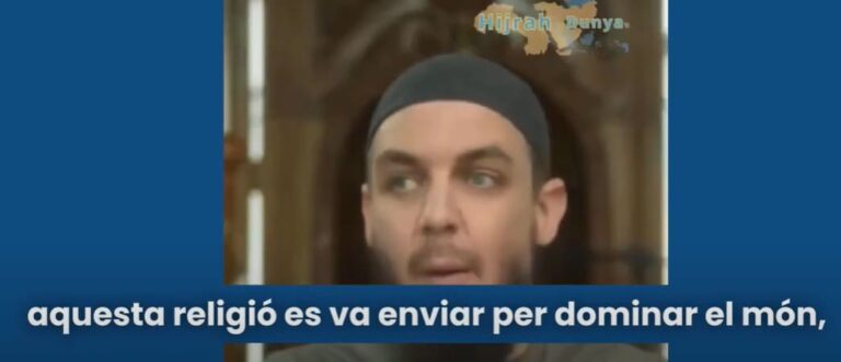 Guía espiritual musulmán: "El islam no está aquí para convivir con otras religiones"