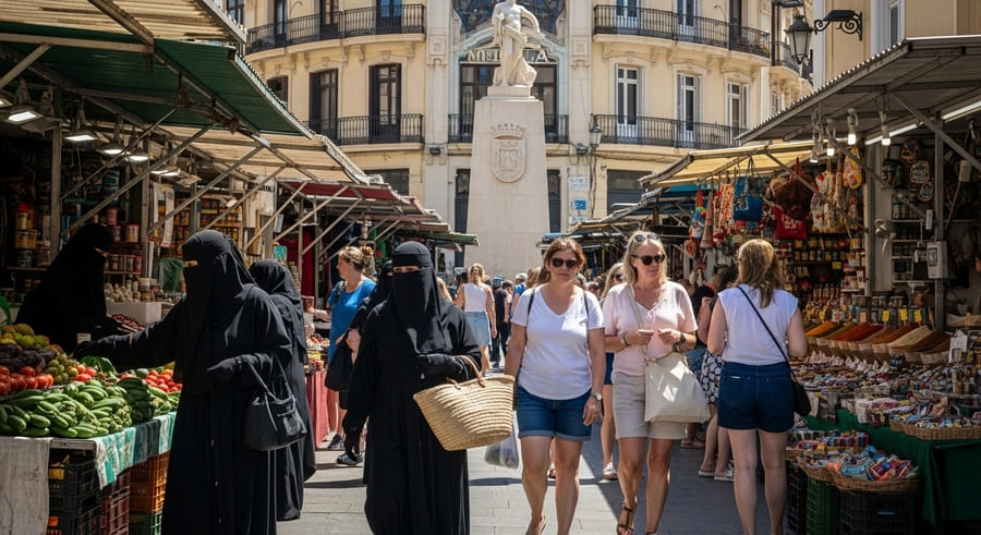 Els musulmans de Melilla i el PP defensen el burka i el niqab