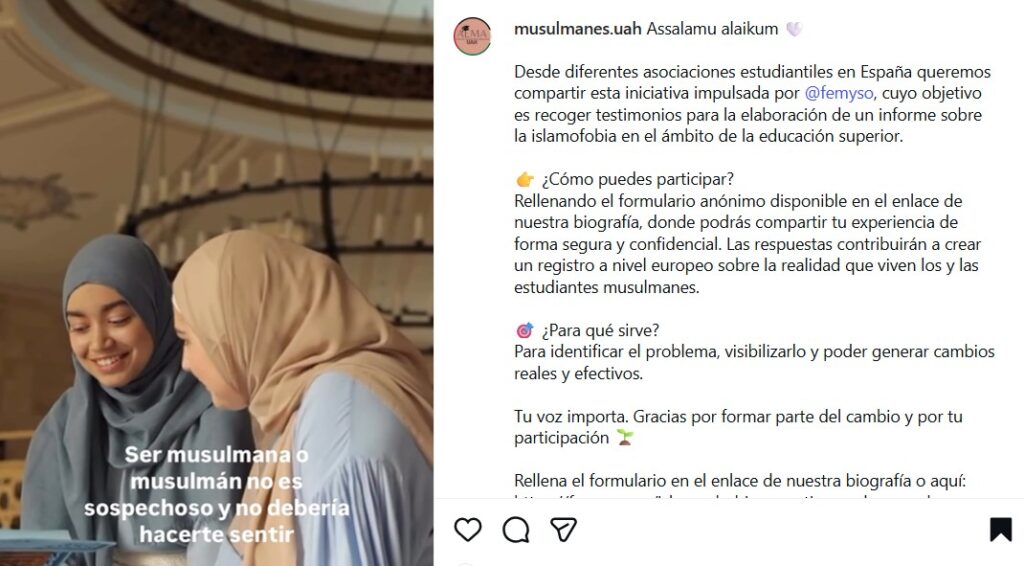 Una entidad vinculada a los Hermanos Musulmanes realiza una encuesta para demostrar que las universidades catalanas no son espacios seguros para los musulmanes