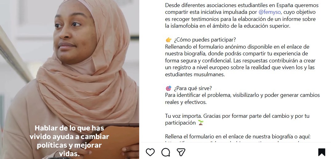 Una entitat vinculada als Germans Musulmans fa una enquesta per demostrar que les universitats catalanes no son espais segurs pels musulmans