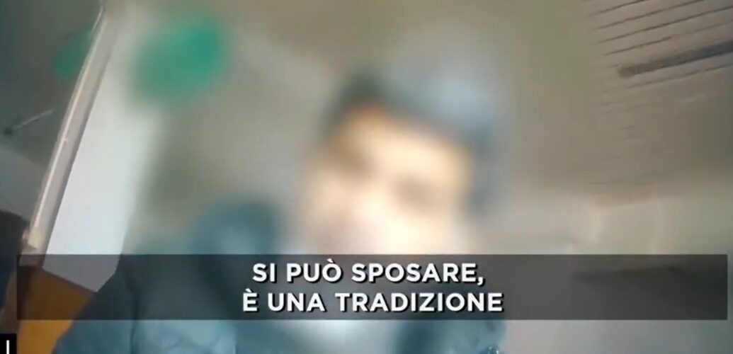 «A los nueve años es una mujer», dice un imán en Italia frente a la cámara