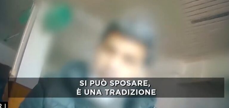 «Als nou anys és una dona», diu un imam a Itàlia davant la càmera