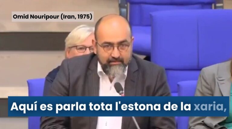 Un diputat dels Verds a Alemanya diu al Parlament que parts de la xaria són compatibles amb la Constitució