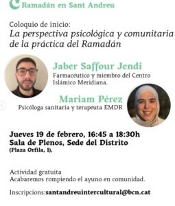 Sant Andreu fa el Ramadà amb una sala d'oració a la seu del districte