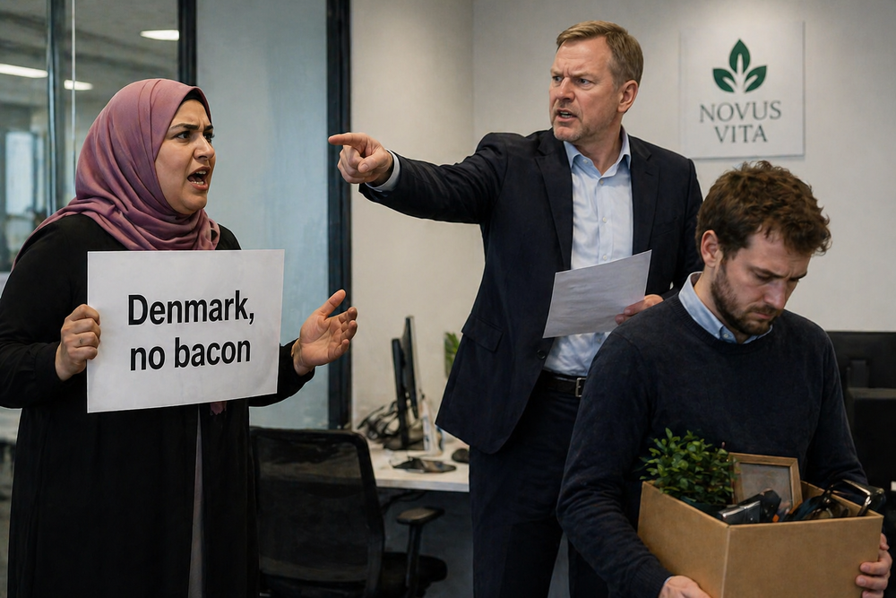 Despedido a un trabajador en Dinamarca por cocinar cerdo