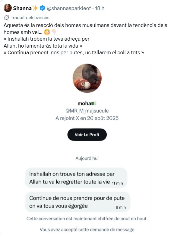 Un grup de dones difon imatges dels seus marits amb burka i la broma enfada els musulmans