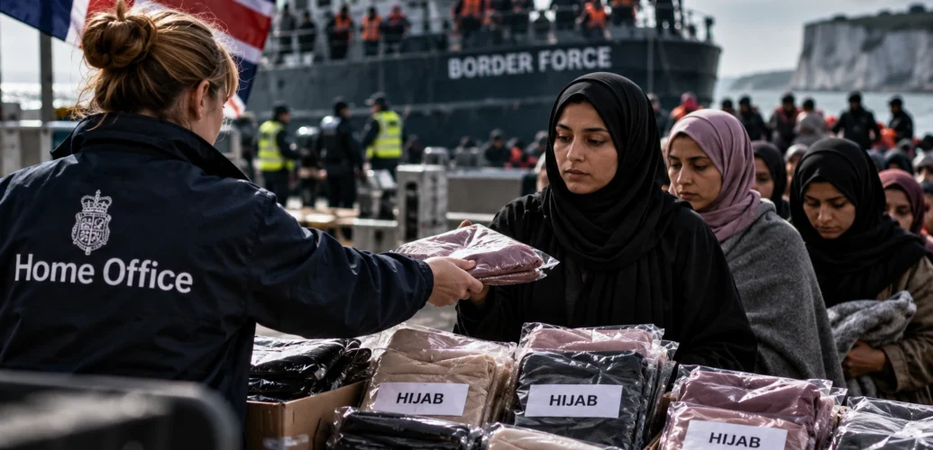 El Regne Unit regala mil hijabs en sis mesos a les immigrants arribades pel Canal