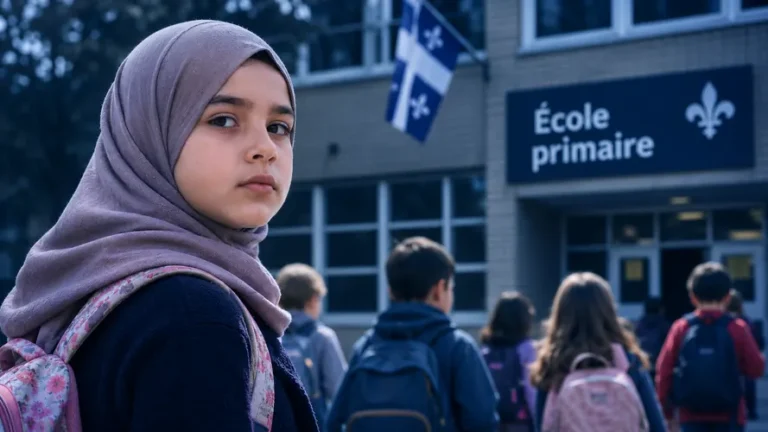 The new Quebec government is determined to ban the hijab in primary school.